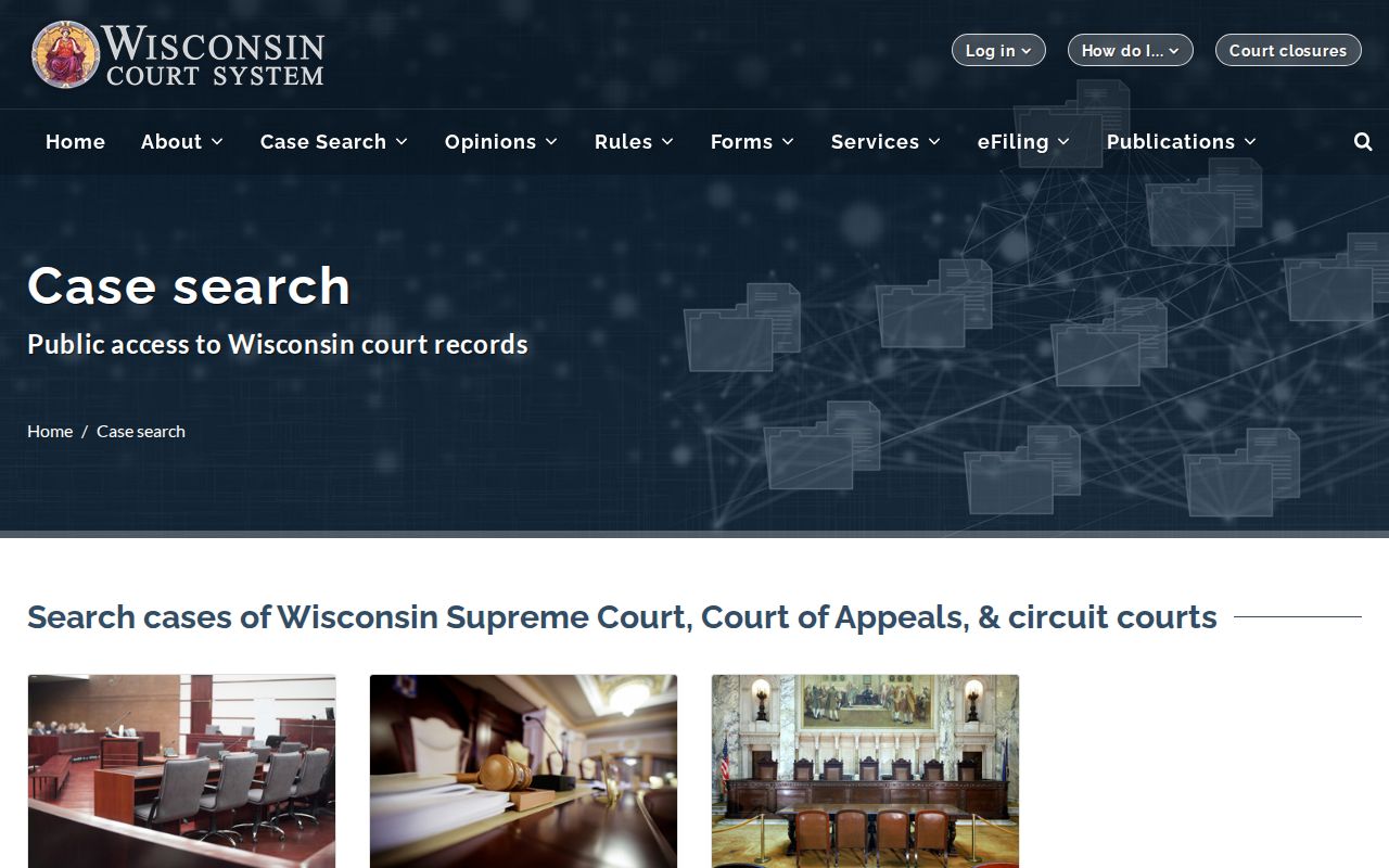 Dunn County criminal court cases public search guidance