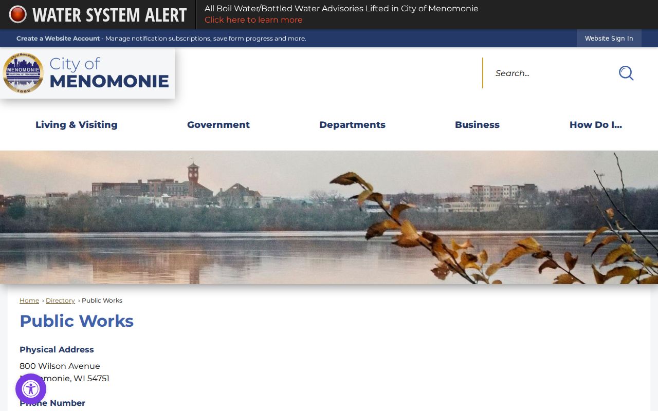 Menomonie criminal records and police department directory